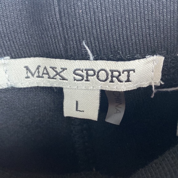 Max Sport drawstring velour-like pant size L - Picture 6 of 9